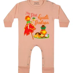 Arvesa My First Gudi Padwa Printed Bodysuit-image-71