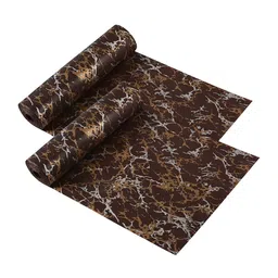 Kuber Industries Brown Set of 2 Regular Shelf Liner Organisers-48