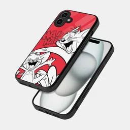 macmerise Quirky Printed iPhone 16 Bumper Case Mobile Accessories-image-99