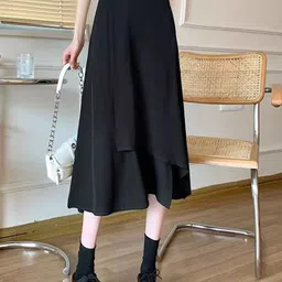 StyleCast x Revolte A-Line Midi Skirt-image-5