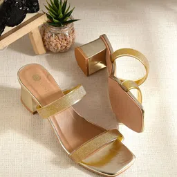 DIVASTRI Embellished Block Sandals-39