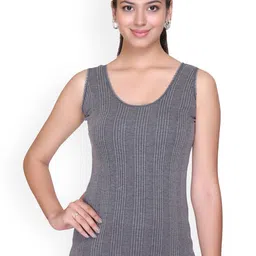 FIRST SLEEP Women Round Neck Sleeveless Thermal Tops-picture-41