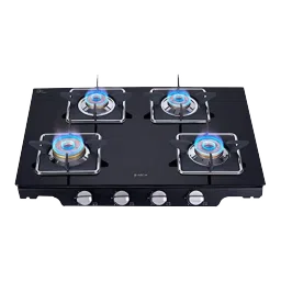 Elica Patio ICT 469 BLK S (SPF SERIES) Glass Top 4 Burner Automatic Gas Stove (Square Enamelled Grid Supports, Black)-picture-20