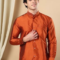 TATTVA Men Classic Slim Fit Opaque Casual Shirt-image-34