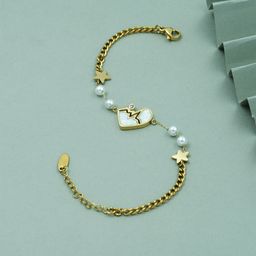 ARTKLIM Women Gold-Plated Link Bracelet-image-73