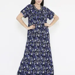 NIGHTSPREE Printed Maxi Nightdress-picture-33