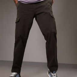 Banana Club Men Relaxed Mid Rise Cargo Trousers-image-89