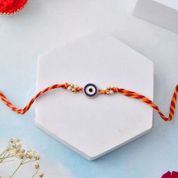 Aapno Rajasthan 3-Pcs Rakhi Greeting Cards & Roli Chawal-image-91