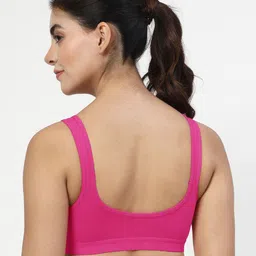 LILY Pack Of 3 Full Coverage Workout Bra Strops555 image 3