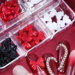 Huda Girl Set Of 6 Bows Nail Art-picture-3
