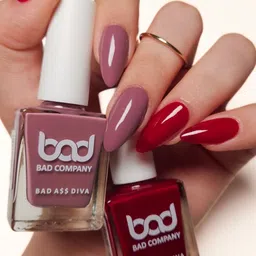 BAD COMPANY Set Of 2 Nail Polish - 10 ml Each - Find Your Fire 56 - Tough Ai'nt Enough 71-22