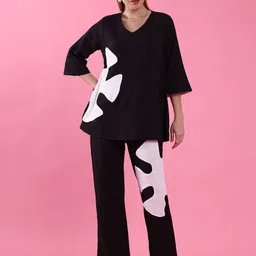 SHEETAL Associates Printed Top With Trousers Co-Ords-picture-53