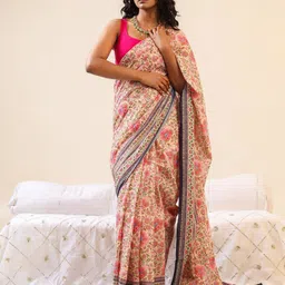 BUTA BUTI Floral Printed Pure Cotton Saree-58