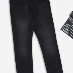 Pantaloons Junior Boys Slim Fit Mid-Rise Light Fade Jeans-picture-1