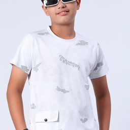 V-Mart Boys Printed Short Sleeves T-shirt With Shorts-picture-44