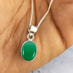 GenZcomplex Silver-Plated Oval Pendants-picture-10