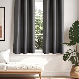 Home Centre Grey 2 Pieces Sierra Window Curtains-image-64