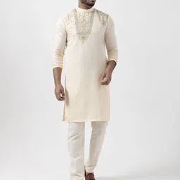 DEVOILER Floral Printed Mandarin Collar Kurta-picture-44