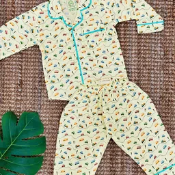 A Toddler Thing Unisex Kids Printed Night suit-14