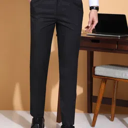 encore by INVICTUS Men Slim Fit Pleated Trousers-picture-11