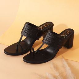 RUXBYPAYAL Printed Party Block Sandals-18