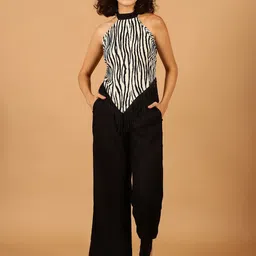 Blissence Fringed Top & Trousers Swimwear Cover up Set-image-37