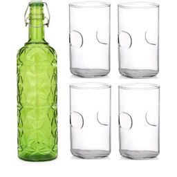 SOMIL Green Glass Airtight Can Bottle-image-58