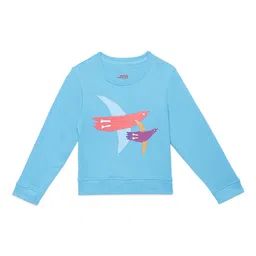 UNDER FOURTEEN ONLY Girls Graphic Printed Long Sleeves Sweatshirt-picture-3