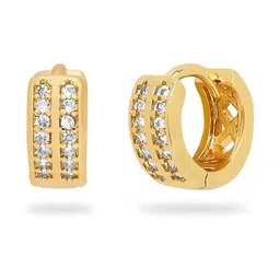 Luv Fashion Women Micron Plated Hoop Earrings-picture-26