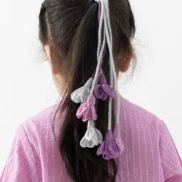 Tiber Taber Girls Lurex Paraandi Ponytail Holders-image-99
