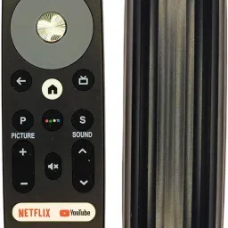 TIZOQ Remote Control Compatible For Voice Command Feature Vu Google Smart Tv Remote Controller image 5