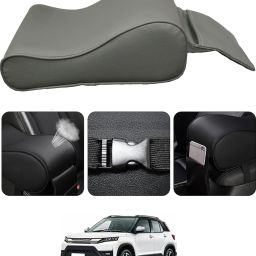 Universal Grey Arm Pain Releif Armrest/Handrest With Phone Holder For Car-301 Car Armrest Cover-image-68