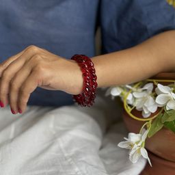 Janpath Online Set Of 2 Twisty Glass Bangles-33