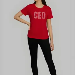 SZN Women Typography Printed T-shirt-picture-32