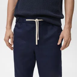 MANGO MAN Bermuda Shorts With Drawstring-picture-1