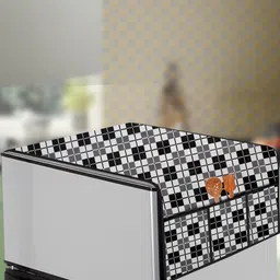 The Furnishing Tree Black Plastic Refrigerator Cover-picture-16