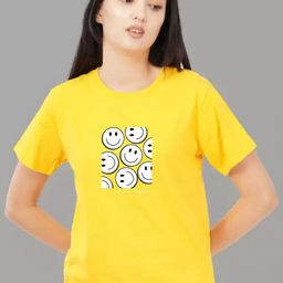 Moda Rapido Women Graphic Printed Round Neck Cotton T-shirt-image-127