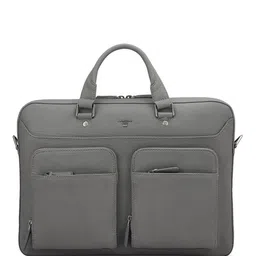 Da Milano Men Textured Leather Laptop Bag-19