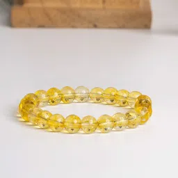 Look and Adorn German Silver Artificial Beaded Elasticated Bracelet-picture-11