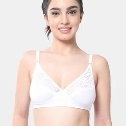 Envie Women Non-Padded Non-Wired 3/4th Coverage Minimiser Lace Bra-picture-25