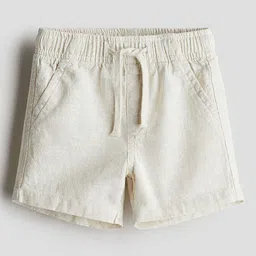 H&M Linen-Blend Shorts-image-80
