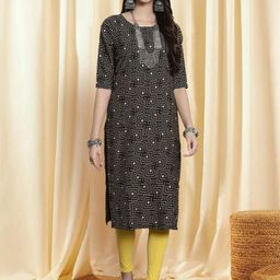 Ethnic basket Women Multicoloured Kurtas-picture-2