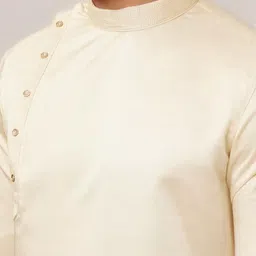 DEVOILER Men Ethnic Motifs Printed Thread Work Kurta image 3