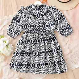 Bella Moda Print Fit & Flare Dress-image-39