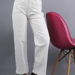 Moda Rapido Women Classic Straight Fit High-Rise Stretchable Cotton Jeans-picture-31