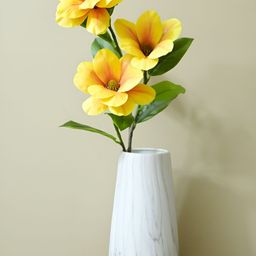 Blooming Floret Yellow 1 Pieces Magnolia Artificial Flower-4