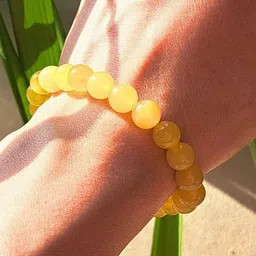 Divine souvenirs Unisex Artificial Beaded Elasticated Bracelet-55