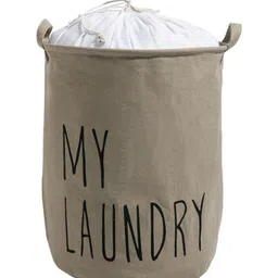 HOKIPO Khaki FoldableLaundry Bag-28