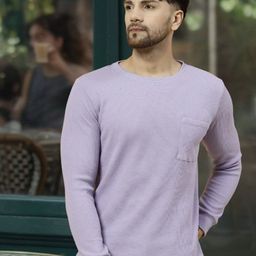 Rigo Long Sleeves Pure Cotton T-shirt-image-54