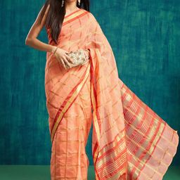 RACHNA Woven Design Zari Kanjeevaram Saree-image-31